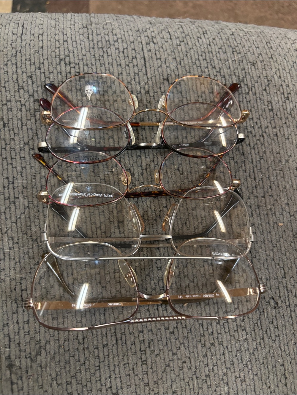 Vintage unisex glasses London fog Gemini